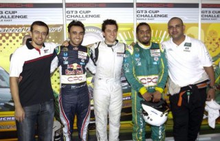 PORSCHE GT3 ROUNDS 5 AND 6 YAS MARINA DEC 2011