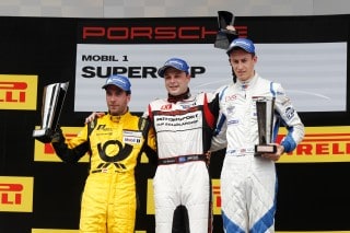 Ben Barker (rechts)_VERVA Lechner Racing_Porsche Supercup