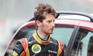Romain Grosjean, the Lotus F1 driver, showed serious speed in final pre-season testing in Barcelona.