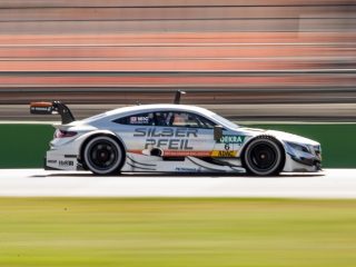 HOCKENHEIM, GERMANY - APRIL 08: Robert Wickens of Mercedes-AMG DTM Team HWA in action during DTM Media Day at Hockenheimring on April 8, 2016 in Hockenheim, Germany. (Photo by Simon Hofmann/Bongarts/Getty Images)