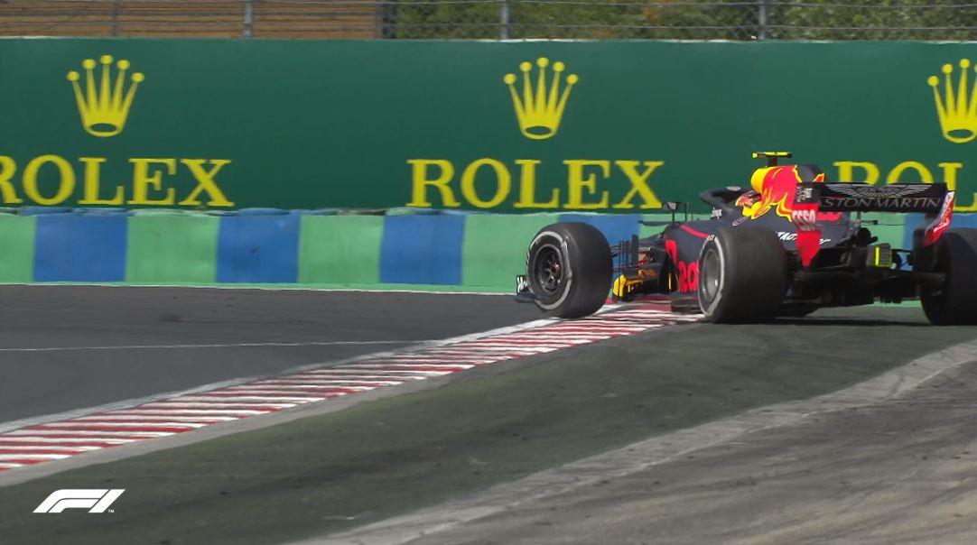 Verstappen Budapest FP1 Verstappen Budapest FP1