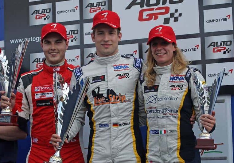 Tamas Pal Kiss-Markus Pommer-Michela Cerruti_AutoGP World Series_Foto Romano Poli