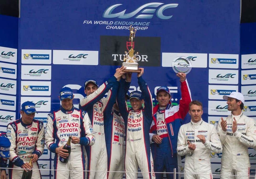 Podium  - FIA WEC 6 Hours of Silverstone  at Silverstone Circuit - UK