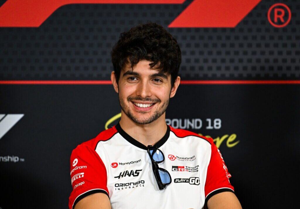 560702958_1356953309773769_2145506318568741861_n SINGAPORE, SINGAPORE - OCTOBER 02: Esteban Ocon of France and Haas F1 looks on in the Drivers Press Conference during previews ahead of the F1 Grand Prix of Singapore at Marina Bay Street Circuit on October 02, 2025 in Singapore, Singapore. (Photo by Simon Galloway/LAT Images)