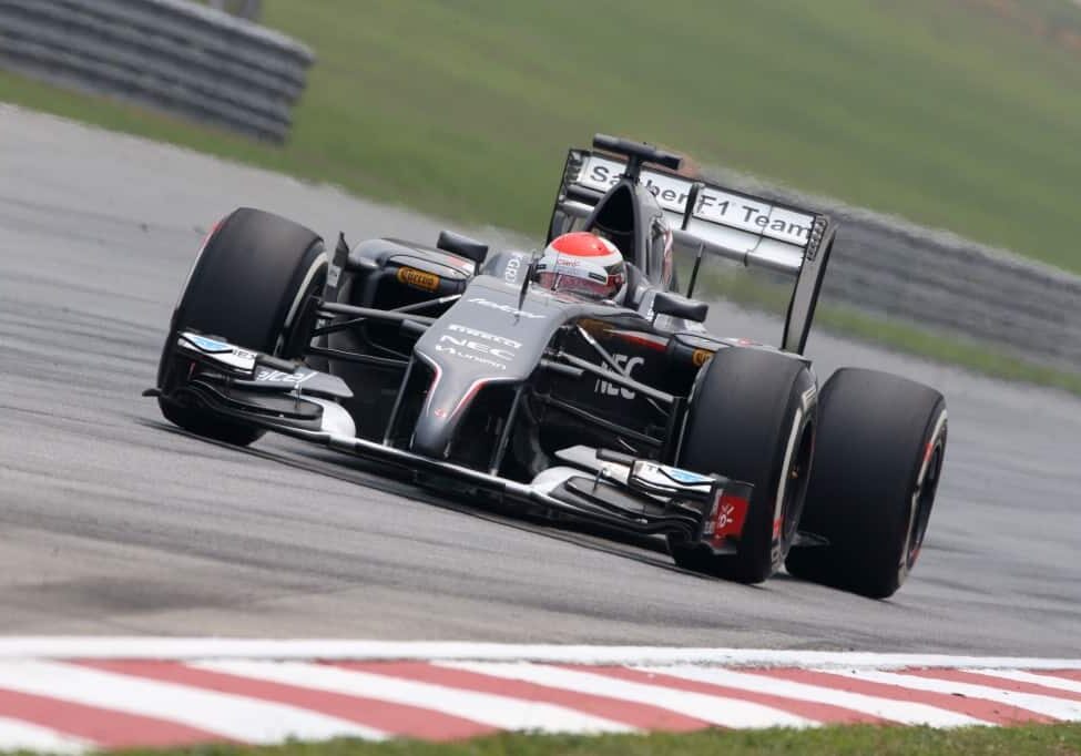 Adrian Sutil (D), Sauber F1 Team. 
Sepang International Circuit.