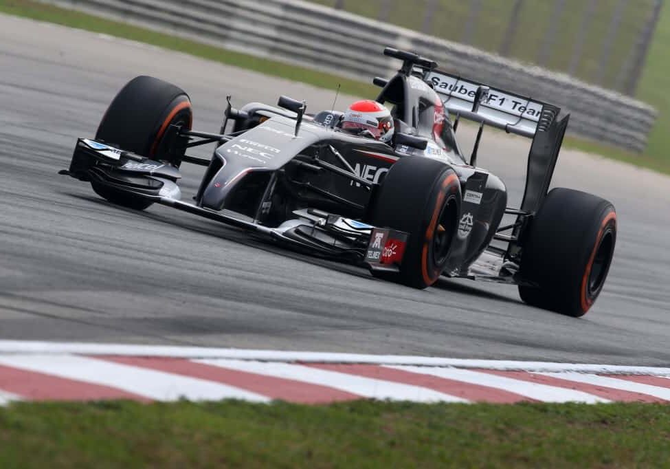 Adrian Sutil (D), Sauber F1 Team. 
Sepang International Circuit.