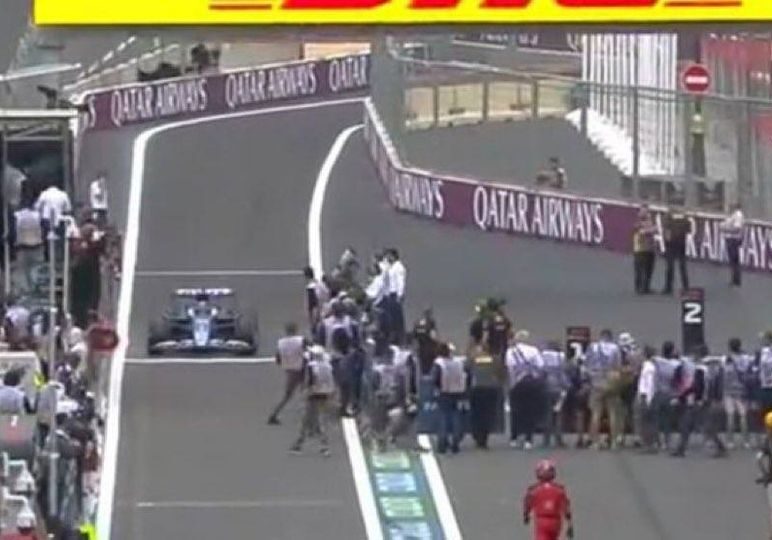 Esteban Ocon-Boxengasse