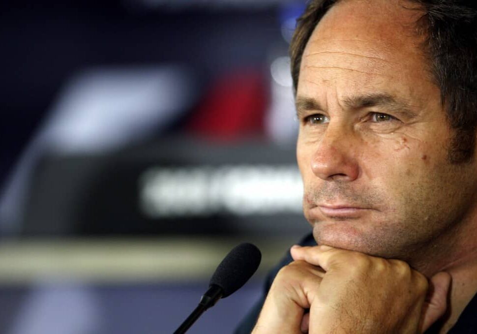 GEPA-1710084435A - SHANGHAI,CHINA,17.OCT.08 - FORMULA 1, MOTORSPORT - Formula One Grand Prix of China, free practice, Friday. Image shows co-owner Gerhard Berger (Scuderia Toro Rosso). Keywords: press conference. Photo: GEPA pictures/ Mathias Kniepeiss