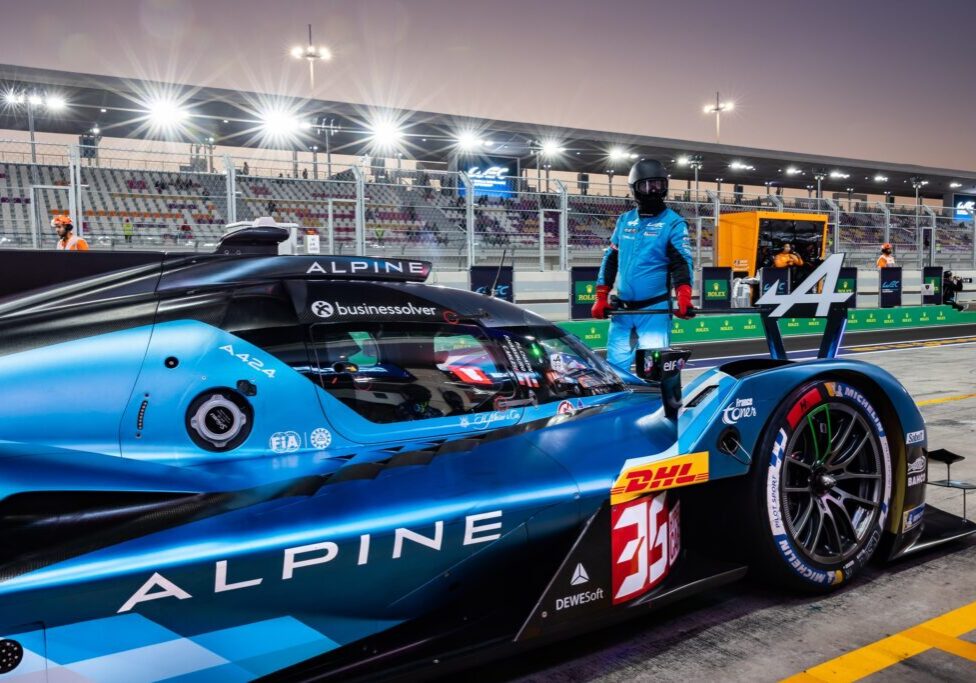 35 MILESI Charles (fra), HABSBURG-LOTHRINGEN Ferdinand (aut), CHATIN Paul-Loup (fra), Alpine Endurance Team #35, Alpine A424, Hypercar, pitlane, during the Qatar Airways Qatar 1812 KM, 1st round of the 2024 FIA World Endurance Championship, from February 29 to March 02, 2024 on the Losail International Circuit in Lusail, Qatar - Photo Germain Hazard / DPPI
