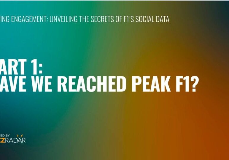 Have we reached peak f1