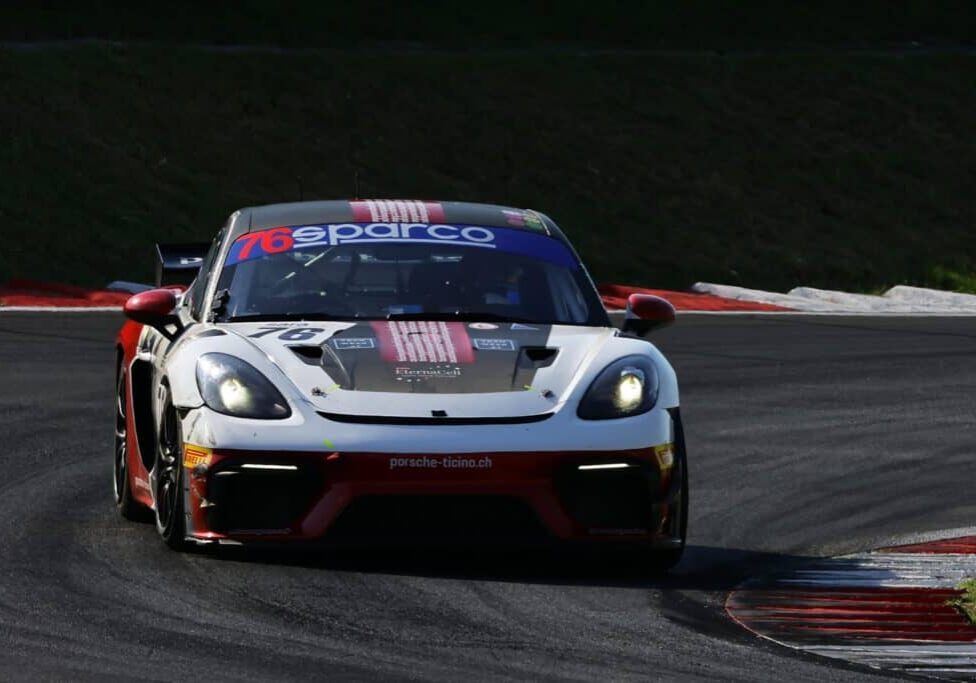 Jordens Porsche mit Kampfspuren