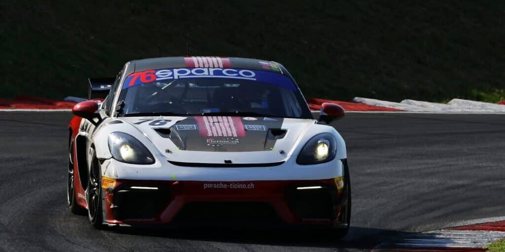 Jordens Porsche mit Kampfspuren