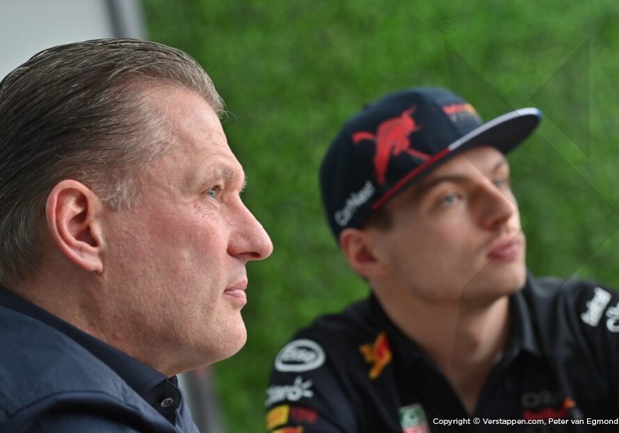 Jos und Max Verstappen