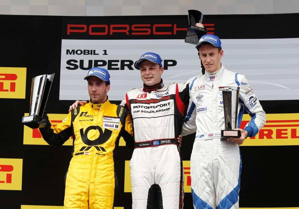 Ben Barker (rechts)_VERVA Lechner Racing_Porsche Supercup