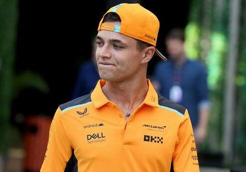 Lando Norris-Red Flag