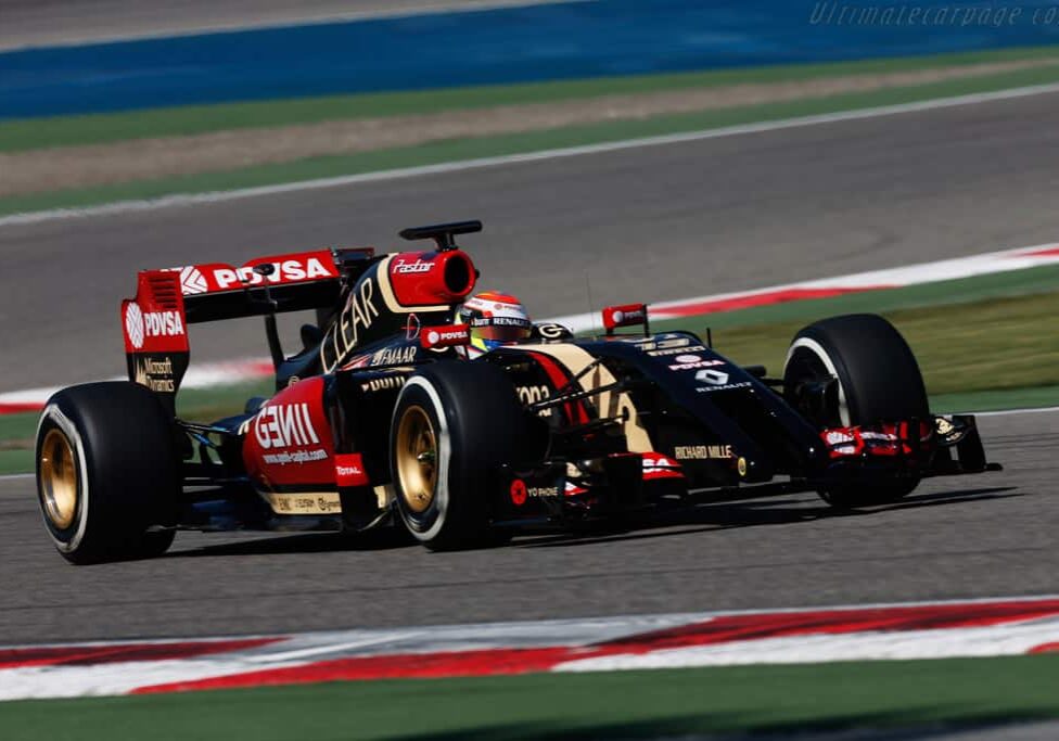 2014 F1 Pre Season Test 2 - Day 3
Bahrain International Circuit, Bahrain.
Friday 21 February 2014.
Pastor Maldonado, Lotus E22 Renault.
World Copyright: Andrew Ferraro/LAT Photographic.
ref: Digital Image _79P2118