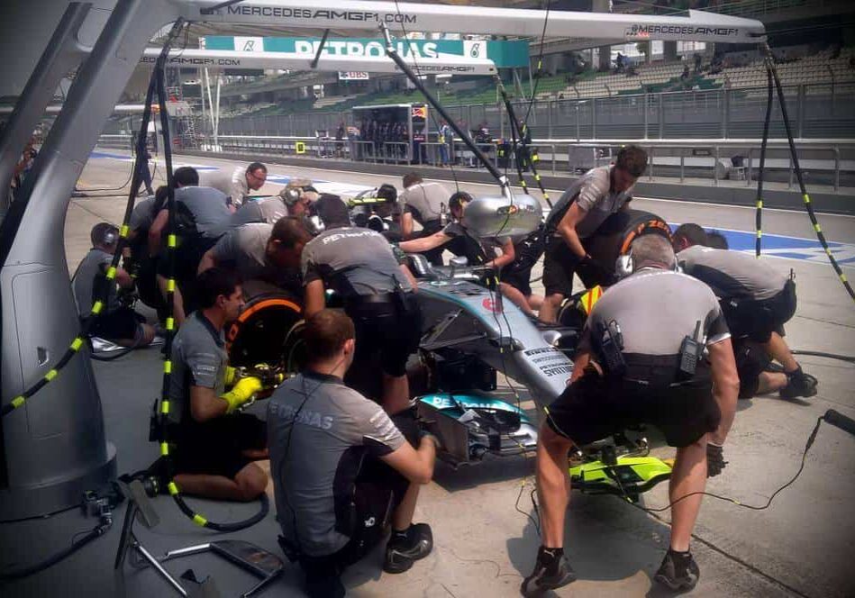 Mercedes Box_Mercedes AMG Petronas_Foto MercedesAMG