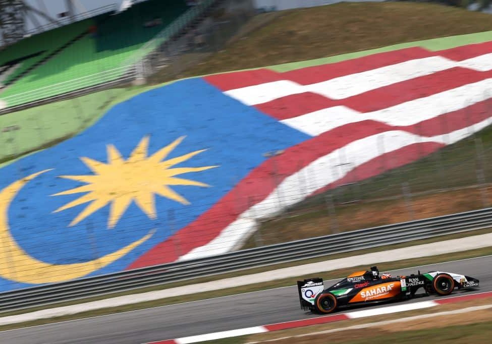 Nico Hulkenberg (GER) Sahara Force India F1 VJM07.
Malaysian Grand Prix, Friday 28th March 2014. Sepang, Kuala Lumpur, Malaysia.