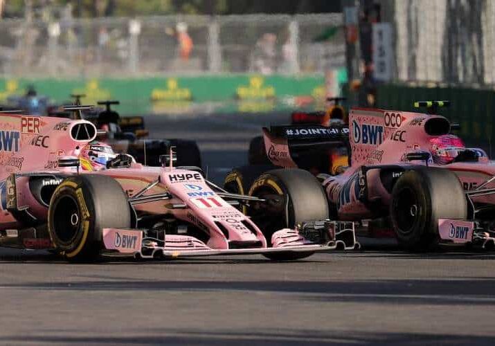 Azerbaijan Grand Prix Baku 22 25 June 2017 25 06 2017 Race Sergio Perez MEX Sahara Force In