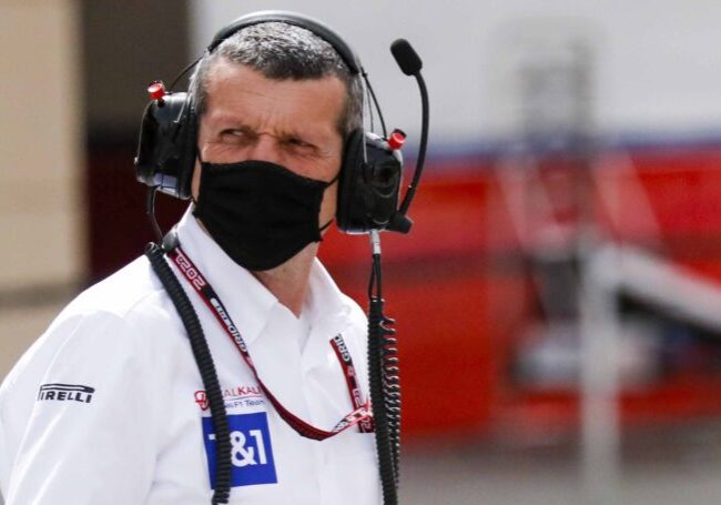 BAHRAIN INTERNATIONAL CIRCUIT, BAHRAIN - MARCH 13: Guenther Steiner, Team Principal, Haas F1 in the pit lane during the Bahrain March testing at Bahrain International Circuit on Saturday March 13, 2021 in Sakhir, Bahrain. (Photo by Sam Bloxham / LAT Images)