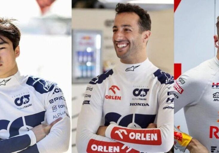 Tsunoda-Ricciardo-Lawson