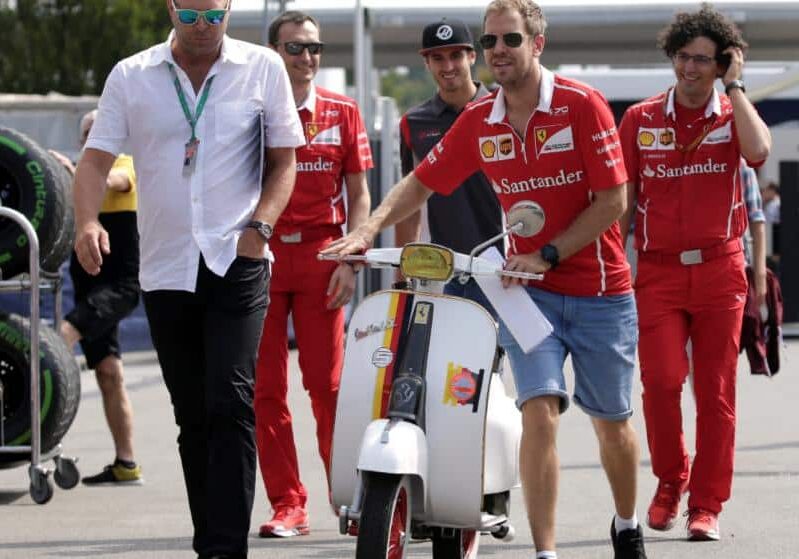 Vettel Vespa